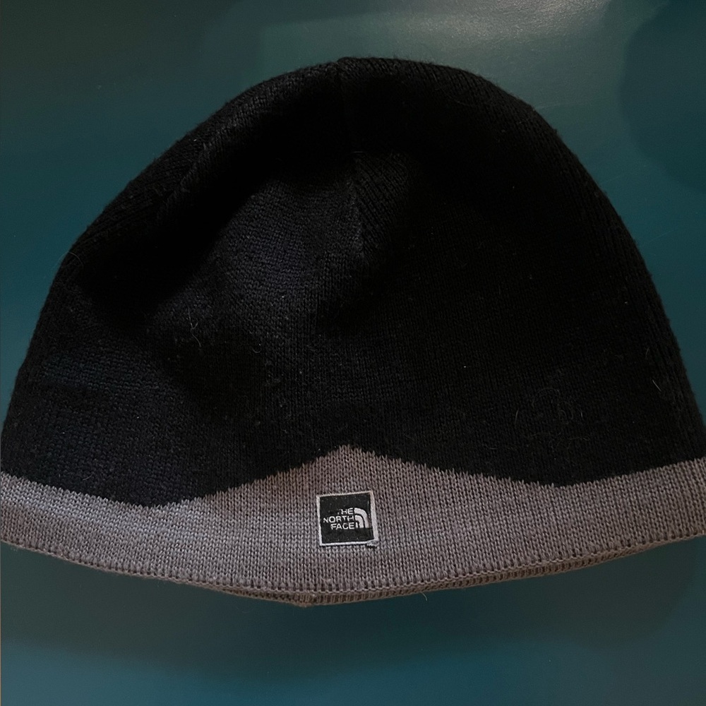The North Face black & gray Knit Beanie